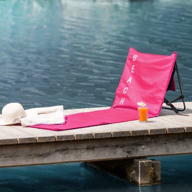 2 rantamatot selkänojalla - Pinkki