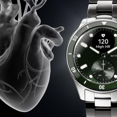 Withings ScanWatch Nova hybridikello 42 mm (vihreä)