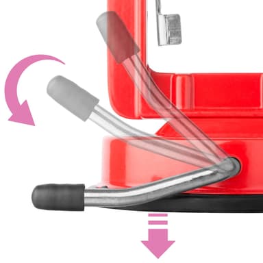Omenan kuorimakone 3-in-1 - punainen