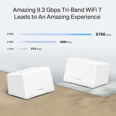 Mercusys Halo H47BE mesh Wifi 7 reititin (2 kpl)