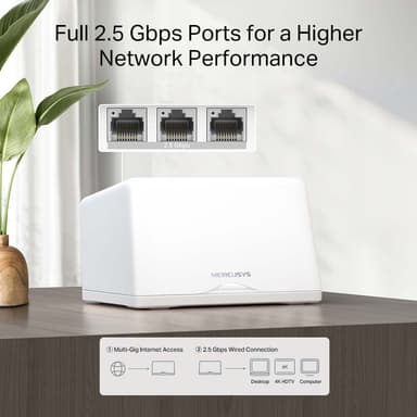 Mercusys Halo H47BE WiFi 7 reititin (2 kpl)