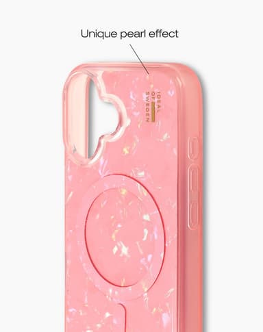 Pearlised Case MagSafe iPhone 16 Pink