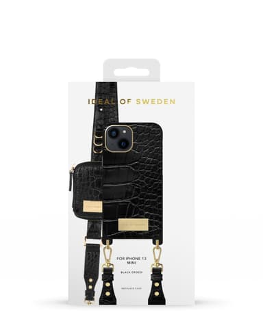 Atelier Necklace iPhone 13 Mini Black Croco
