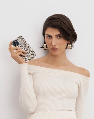 Printed Case iPhone 11P/XS/X Hypnotic Zebra