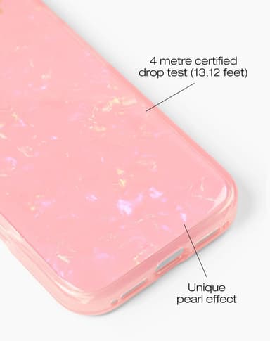 Pearlised Case iPhone 16 Pink