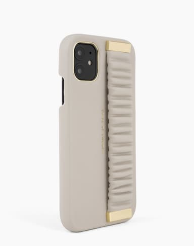 Statement Case iPhone11/XR Ruffle Cream-Top-Handle