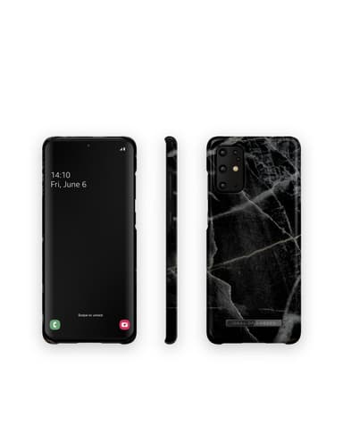 Printed Case Galaxy S20 Plus Black Thunder Marble