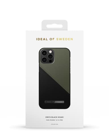 Atelier Case iPhone 12/12P Onyx Black Khaki