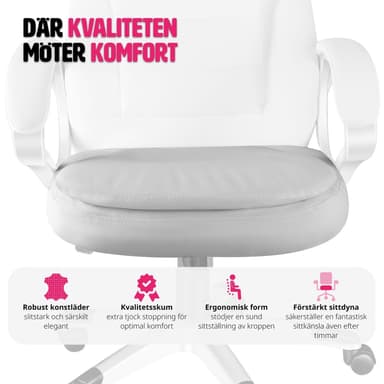 Toimistotuoli Zulu - valkoinen