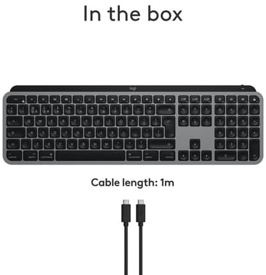 Logitech MX Keys S Mac langaton näppäimistö