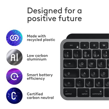 Logitech MX Keys S Mac langaton näppäimistö
