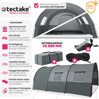 Teltta Roskilde 6 hengelle -