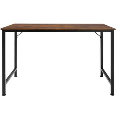 Toimisto- ja työpöytä Jenkins - Teollinen tumma puu, maalaismainen, 120 cm