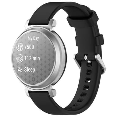 Silikoniranneke Garmin Lily 2 / Lily 2 Active - Svart - Silikoniranneke Garmin Lily 2 / Lily 2 Active - Svart