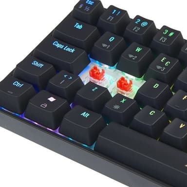 Blackstorm RGB Mech 2 Dual Mode 60% pelinäppäimistö - musta