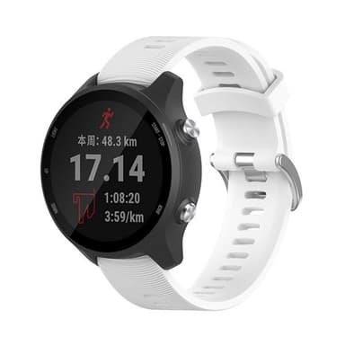 Silikoniranneke Garmin Forerunner 245 / 245 Music - Valkoinen