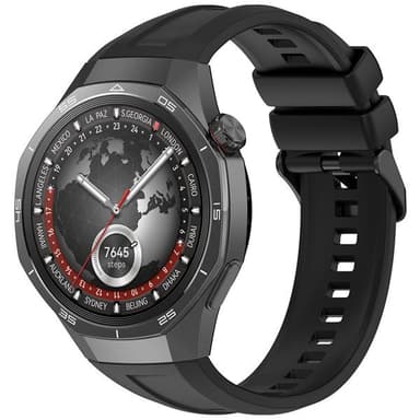 Silikoniranneke Huawei GT 5 Pro - Svart - Svart