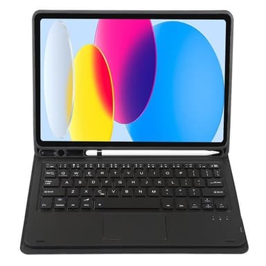 Näppäimistökotelo jalustalla iPad 10-Gen 10.9 2022 - Musta