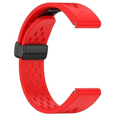 Silikoniranneke Garmin Fenix 5 / 6 / 7 / 8 26mm - punainen
