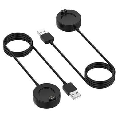 Latausteline garmin fenix 8:lle, jossa on usb-levyjalusta ja 1 metrin kaapeli