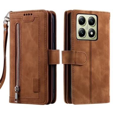 Xiaomi 14T Pro Kuori Vetoketjutaskulla ja 9 Korttipaikalla