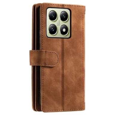 Xiaomi 14T Pro Kuori Vetoketjutaskulla ja 9 Korttipaikalla