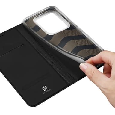 DUX DUCIS Skin Pro -sarjan kotelo korttipaikalla Xiaomi 14T Pro - Musta