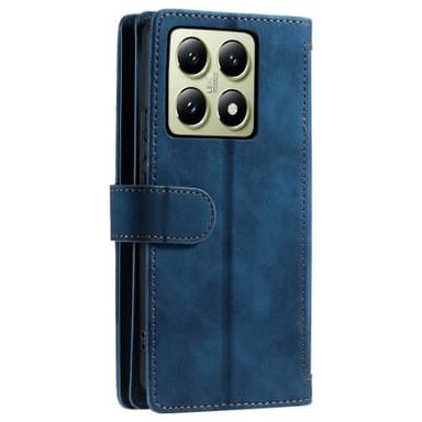 Xiaomi 14T Pro Kuori Vetoketjutaskulla ja 9 Korttipaikalla