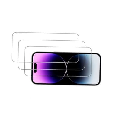 iPhone 15 Pro näytönsuoja karkaistua lasia, 3-pakkaus