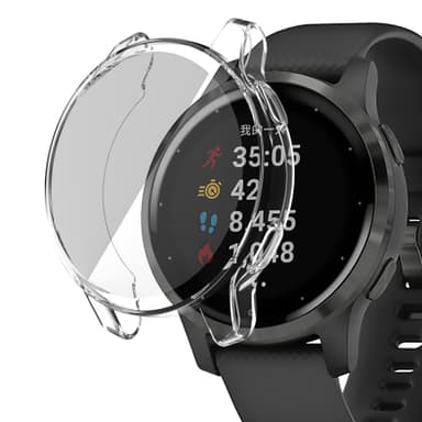 Kellon kotelo / kuori Garmin Vivoactive 4S 40 mm Transparent -kellolle