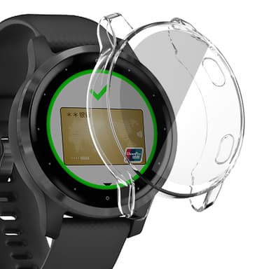 Kellon kotelo / kuori Garmin Vivoactive 4S 40 mm Transparent -kellolle