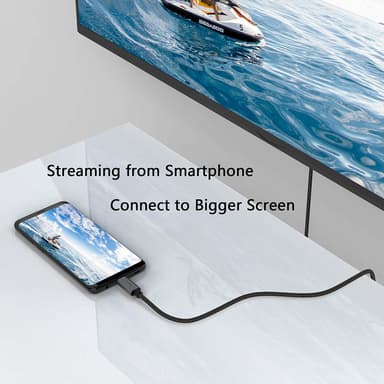 USB-C-HDMI-kaapeli 4K - 2 metriä