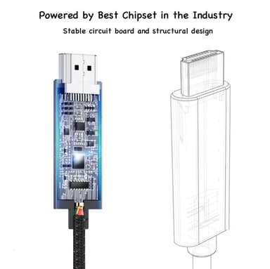 USB-C-HDMI-kaapeli 4K - 2 metriä
