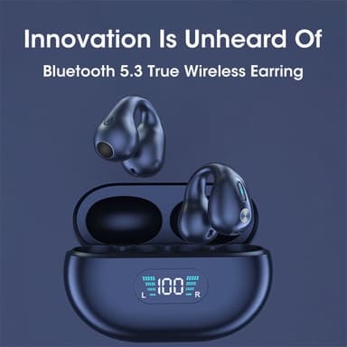 Langattomat avoimet korvakuulokkeet Bluetooth 5.2 Musta