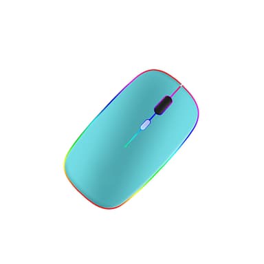 Langaton Bluetooth-hiiri USB-lataus Sininen