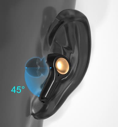 Langattomat Bluetooth 5.0 Double Dynamic Speaker -kuulokkeet Valkoinen