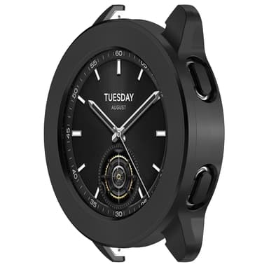 Suojakotelo Xiaomi Watch S3:lle Musta