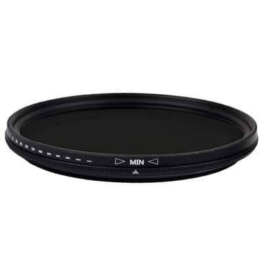 Neutraalitiheyssuodatinlinssisuodatin, joka sopii DSLR-kameraan Musta 58 mm