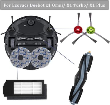 Ecovacs DEEBOT X1 Omni/X1-e/X1 Turbo/X1/X1 Plus tarvikkeet
