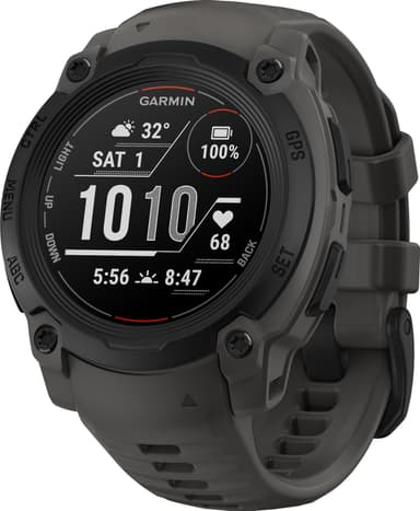 Garmin Instinct E älykello 40 mm (musta/hiilenharmaa)