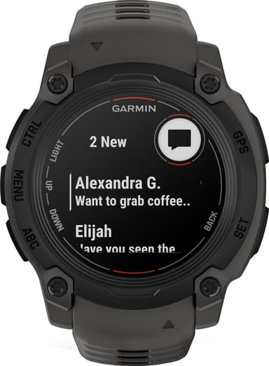 Garmin Instinct E älykello 40 mm (musta/hiilenharmaa)