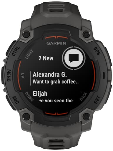 Garmin Instinct E älykello 45 mm (musta/hiilenharmaa)