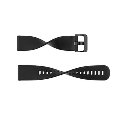 Kellon ranneke Yhteensopiva Polar Ignite/Unite Siliconin kanssa Musta