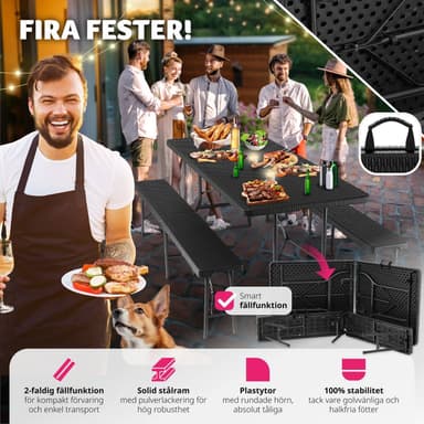 Retkeilypöydät ja -penkit -