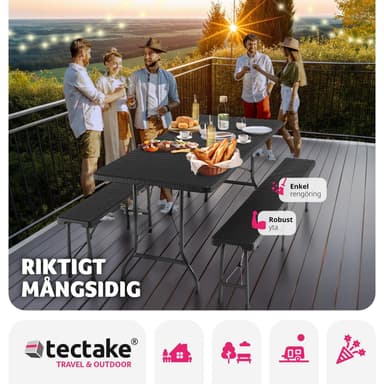 Retkeilypöydät ja -penkit -