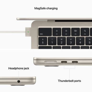 Macbook Air M2 CTO 16/512GB (tähtivalkea)