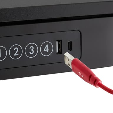 Desk Zola | Sähköisesti korkeussäädettävä tietokonepöytä (72-122 cm korkea). -