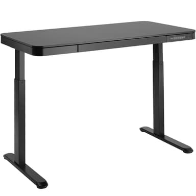Desk Zola | Sähköisesti korkeussäädettävä tietokonepöytä (72-122 cm korkea). -