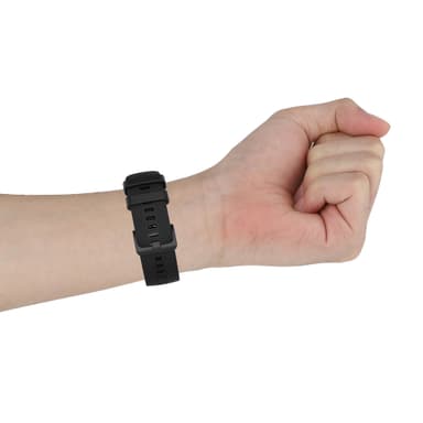 Kellon ranneke Yhteensopiva Polar Ignite/Unite Siliconin kanssa Musta