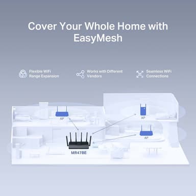 Mercusys MR47BE WiFi 7 reititin